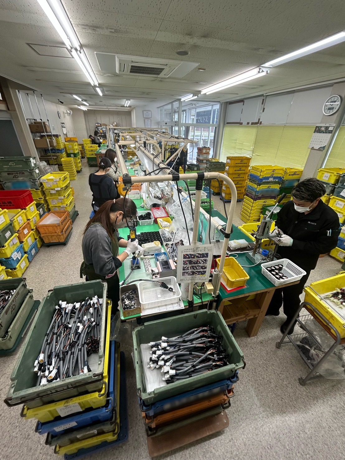 社員＋内職による柔軟な作業体制